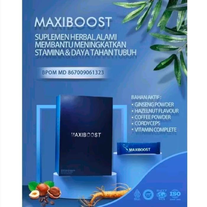 MaxiBoost 1 Box isi 10 Sachet Asli Original