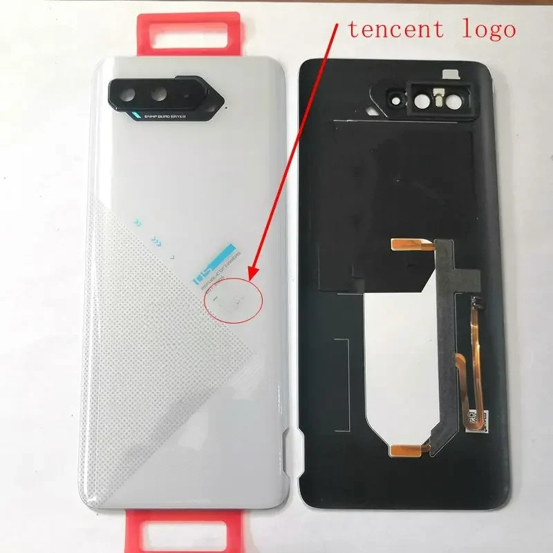 For Asus ROG 5 I005DB Battery cover back rear  housing back frame rog 5 rog5 glass spare parts