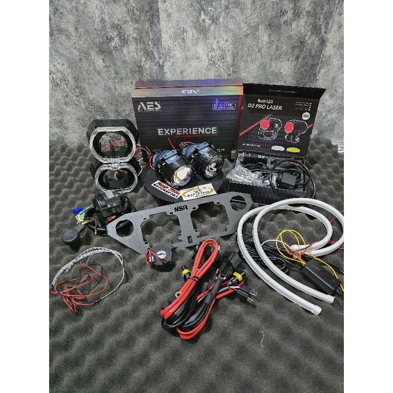 PROJIE PROJECTOR BILED AES TURBO EXPERIENCE 60WATT PCX 150 PCX 160