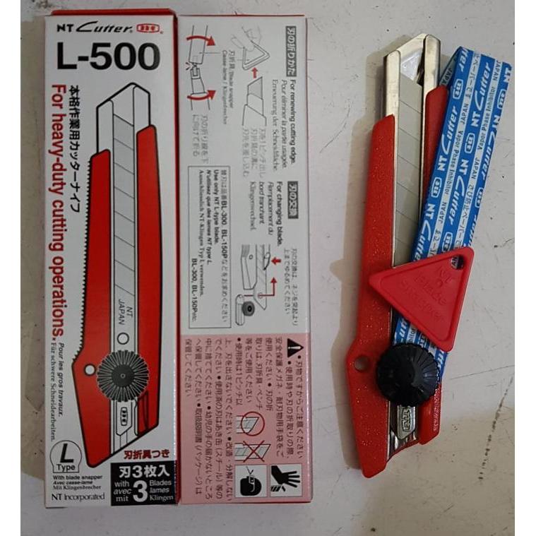 NT Cutter L-500 - Merah
