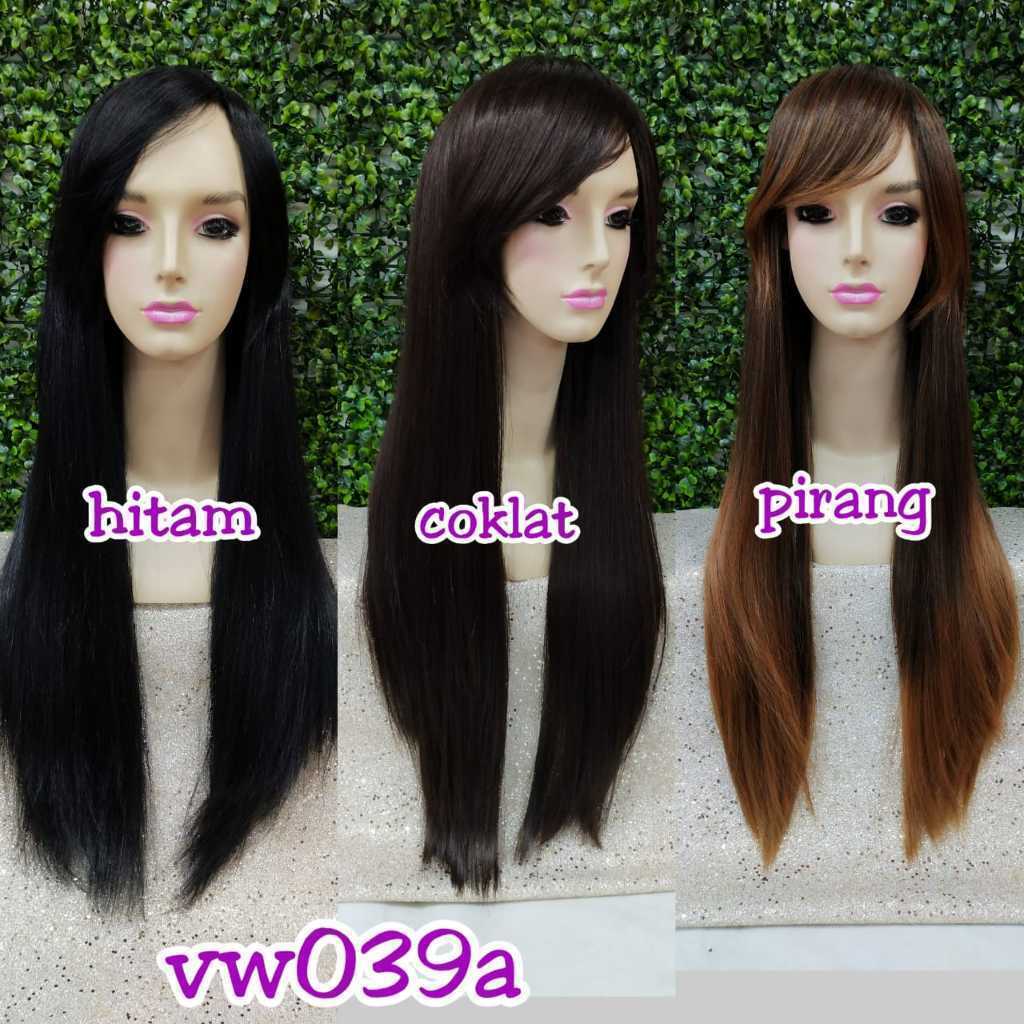 Wig rambut tebaru / Wig rambut wanita