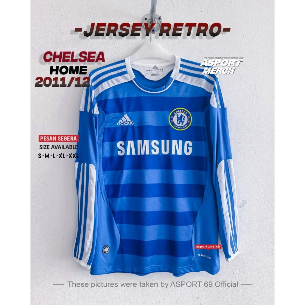 RETRO CHELSEA HOME 2011 2012 LONG SLEEVE