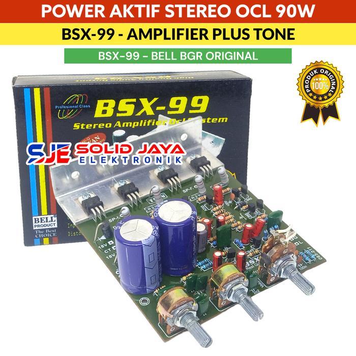 KIT POWER AKITF STEREO BSX99 OCL SYSTEM PLUS PSU ELCO DIODA BSX-99 BSX 99 POWER SPEAKER AKTIF AMPLIF