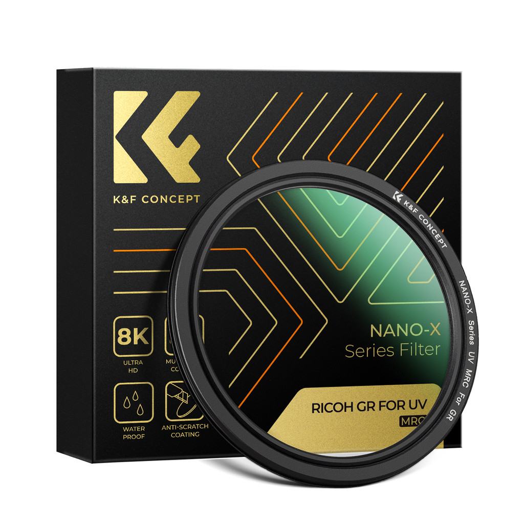 K&F Concept Ricoh Lens Mcuv Filter Set for Ricoh GRII GRIII GRIIIX GRIV Camera Models Ricoh GR4 GR3 