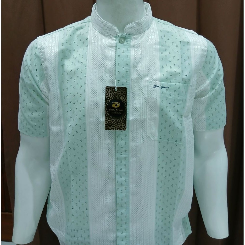 KEMEJA KOKO GIANI GRACIO REGULAR FIT LENGAN PENDEK