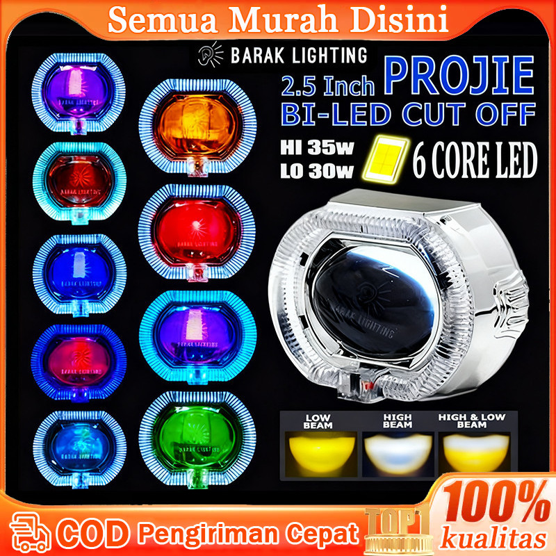 Lampu Projie Biled 2.5 INC  Biled Jauh Dekat 30watt Waterproof  Lampu Biled Projie Biled Kecil Unive