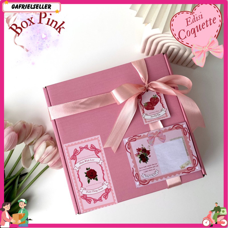 Box Hampers Gift Box Kotak Kado Ulang Tahun Set Box Aesthetic Hadiah Bungkus Kado DIY Kardus Packing
