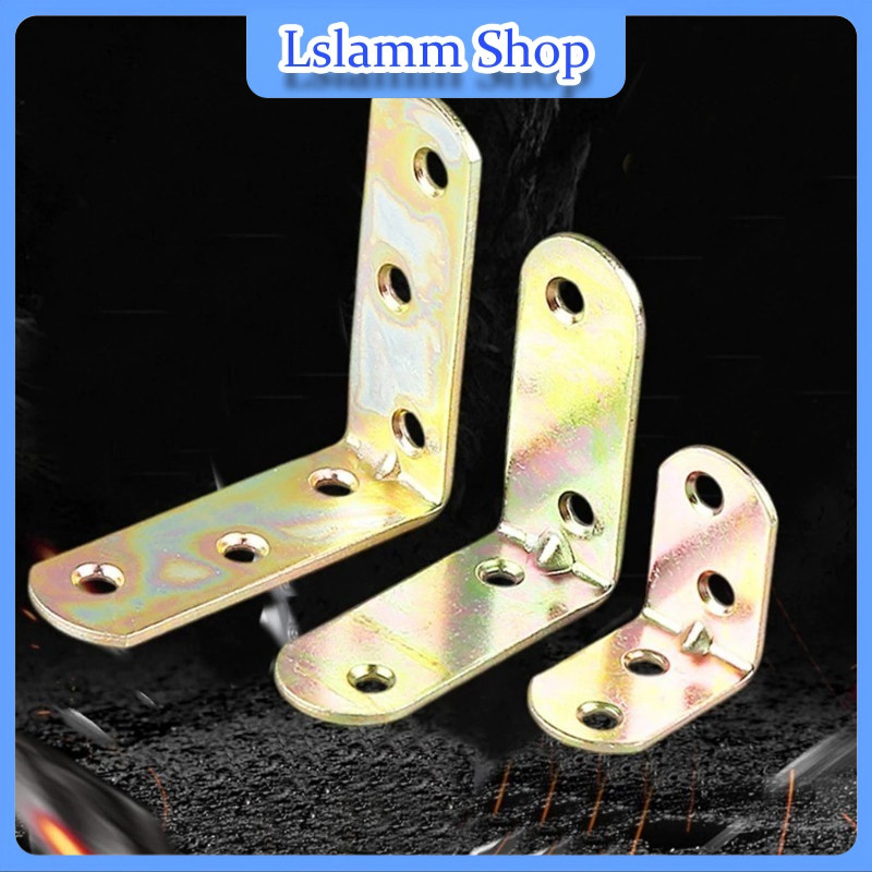 Siku Ambalan L Penyangga Rak Dinding / Plat Siku L Besi Stainless Siku Rak Multifungsi