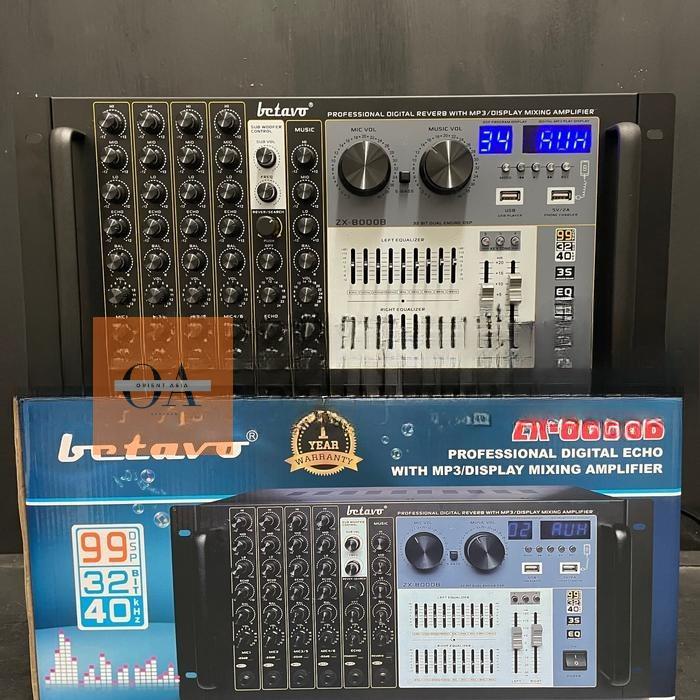 Amplifier betavo zx8000 new originap bluetooth zx 8000