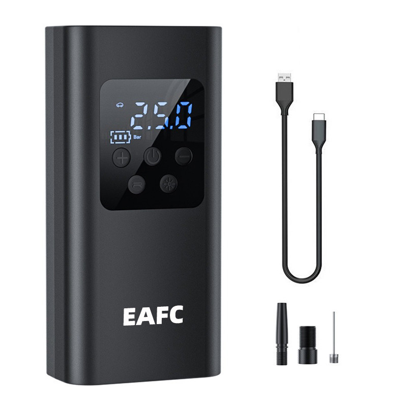 WirelessWired Electric Tire Inflator LCD gital splay Portable Tyre Inflator with LED Light gital Inf