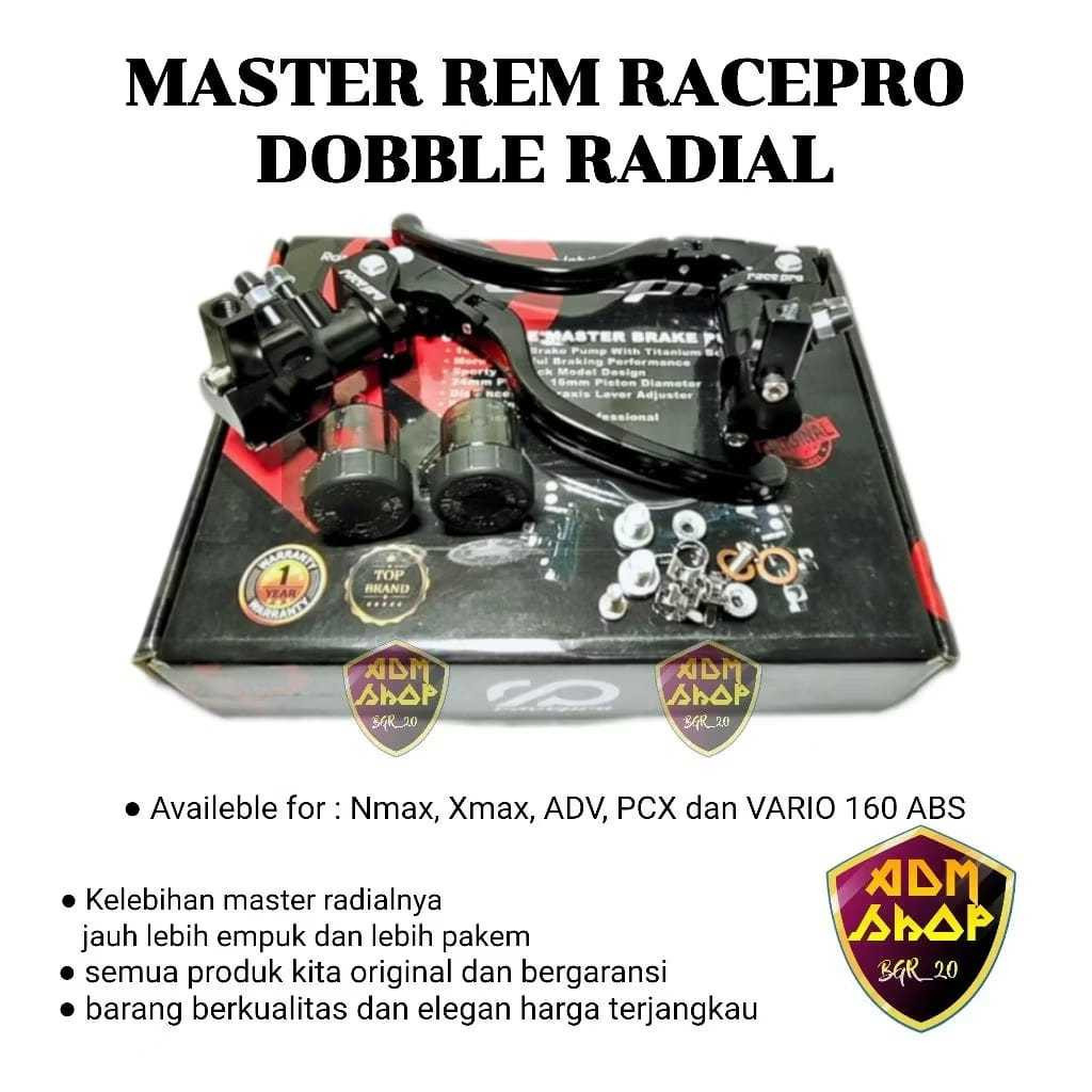 RACEPRO 17mm MASTER REM DOBBLE 17mm TABUNG MASTER REM PCX NMAX VARIO 160 ABS ADV LEXI / Master Rem R