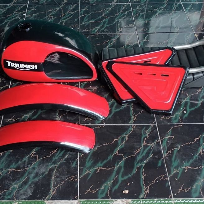 [GM] PAKET DASAR FULL CAT MOTOR CUSTOM CB JAPSTYLE Paket Tangki Motor