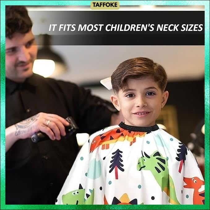 Kain Kip Anak Barbershop Haircut Apron Polyester 120x80cm - T-12