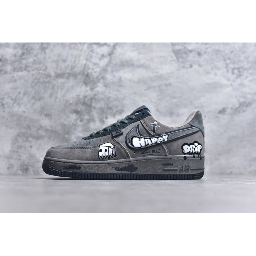 Nike Air Force 1 07 Low Box Ghost Komik Series Sepatu Original