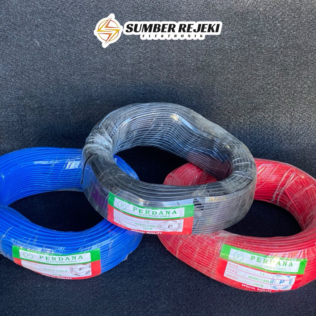 Kabel NYF Perdana 2X1,5 Tembaga Murni