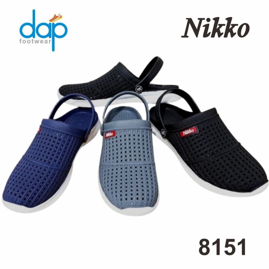 Sandal Karet Slop Pria Nikko 8151