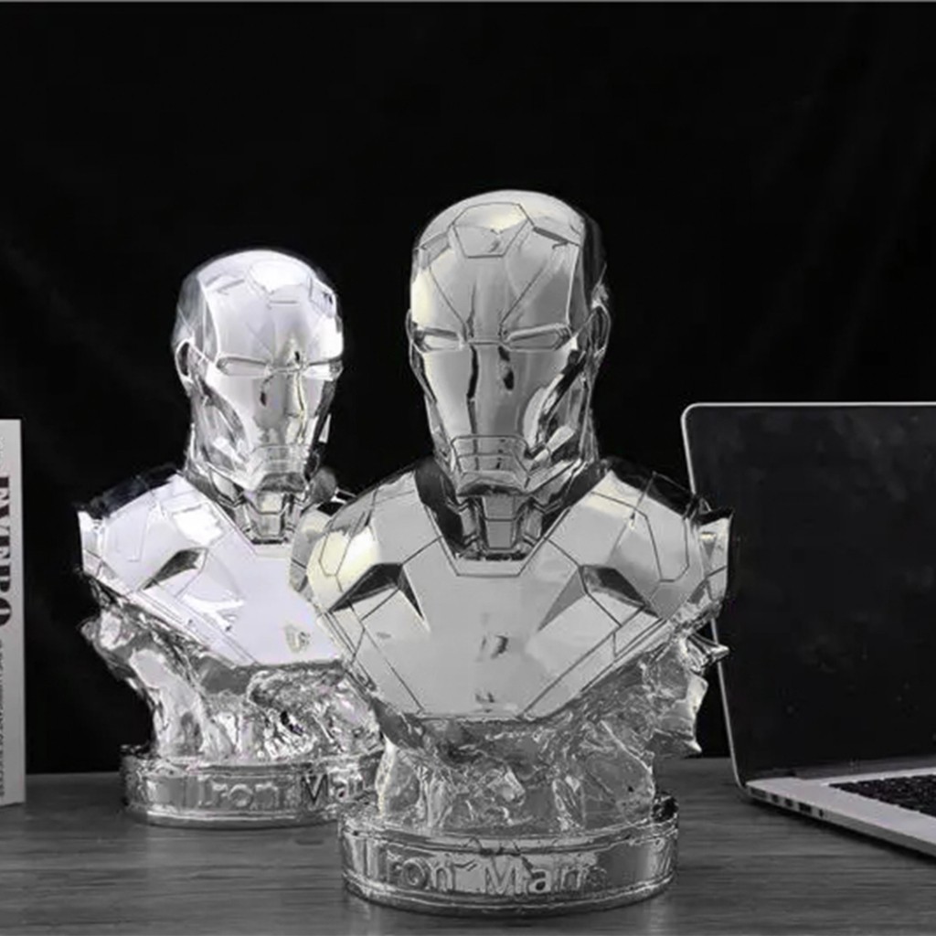 Action Figure Iron Man Silber Bust Limited Edition A226