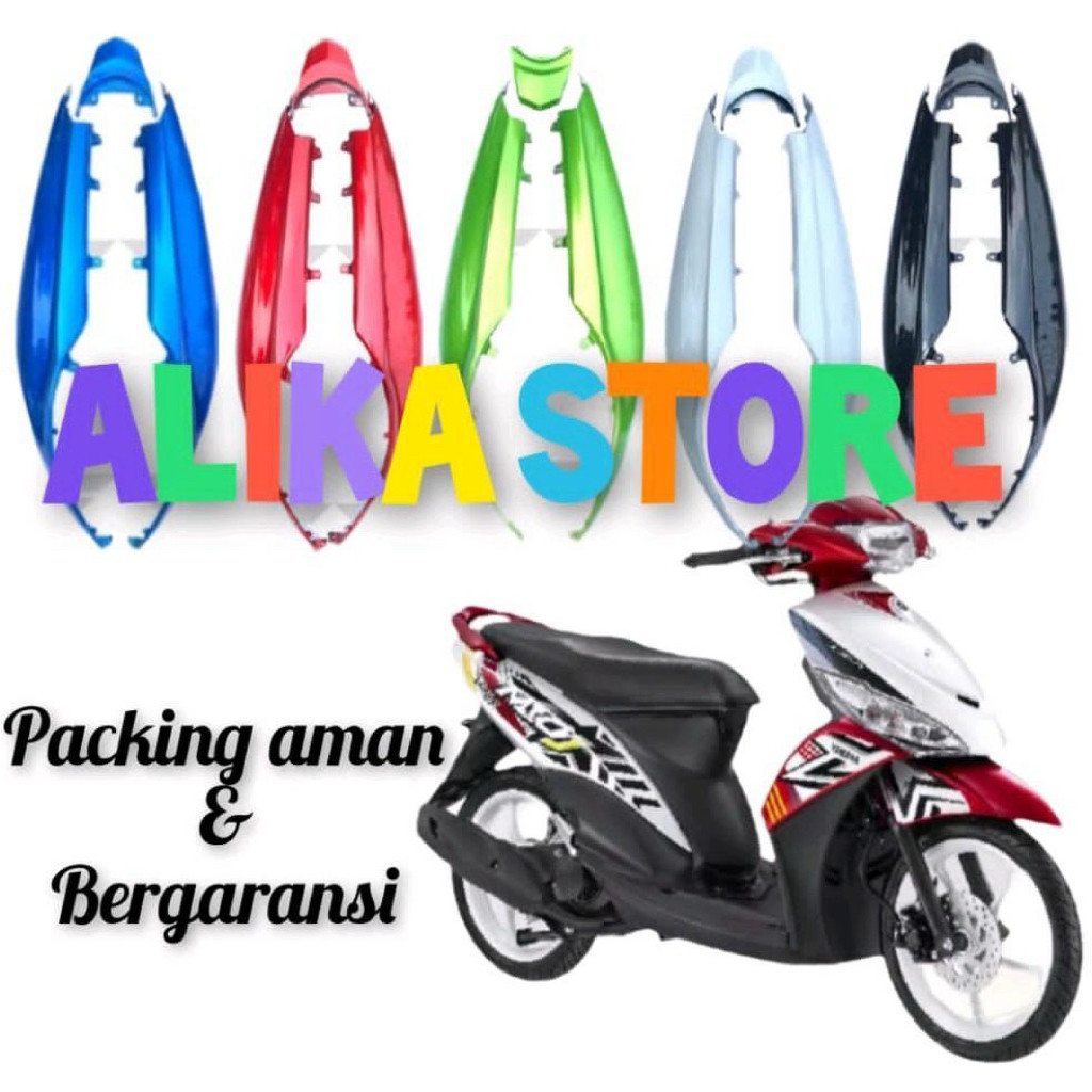 Body Kanan Kiri Plus Pet Sambungan Body Belakang Motor YAMAHA Mio J Injeksi