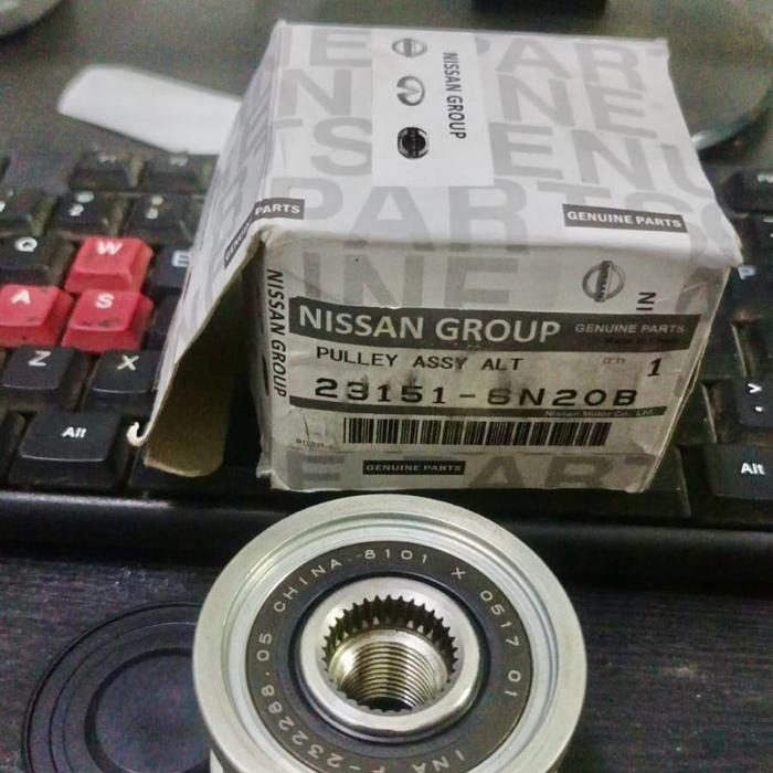 Bearing pulley alternator nissan xtrail T31 2.5 pulley Original nissan dinamo alternator bermutu