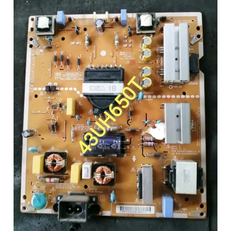 Psu - Power Supply - Regulator Tv LED LG 43UH650T-TB - 43UH650T - 43UH650 - 43UH