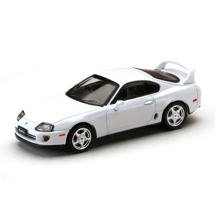 HOBBY JAPAN  TOYOTA SUPRA RZ JZA80 WHITE DIECAST SKALA 64