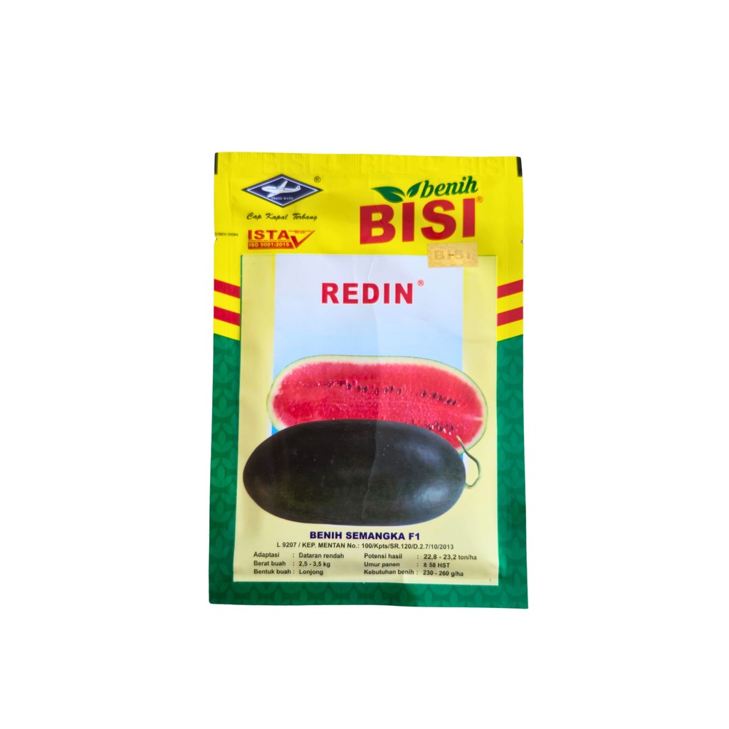 REDIN F1 20gr Benih Semangka Original CAP KAPAL TERBANG Bibit Inul Merah Hibrida
