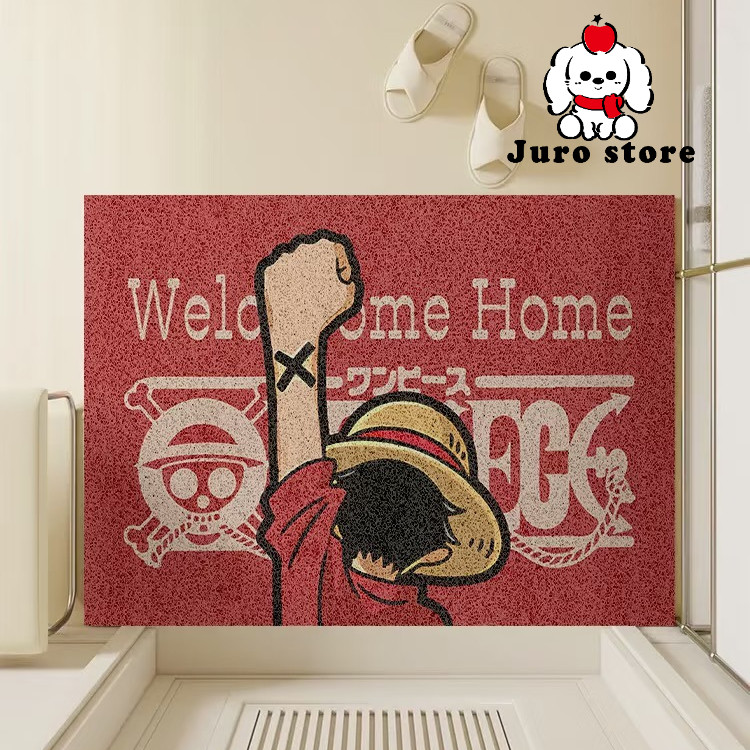 JURO Keset Outdoor One Piece Penyerap Air Anti Selip ,Keset Pintu, Keset Kulit Berkualitas Tinggi Ce