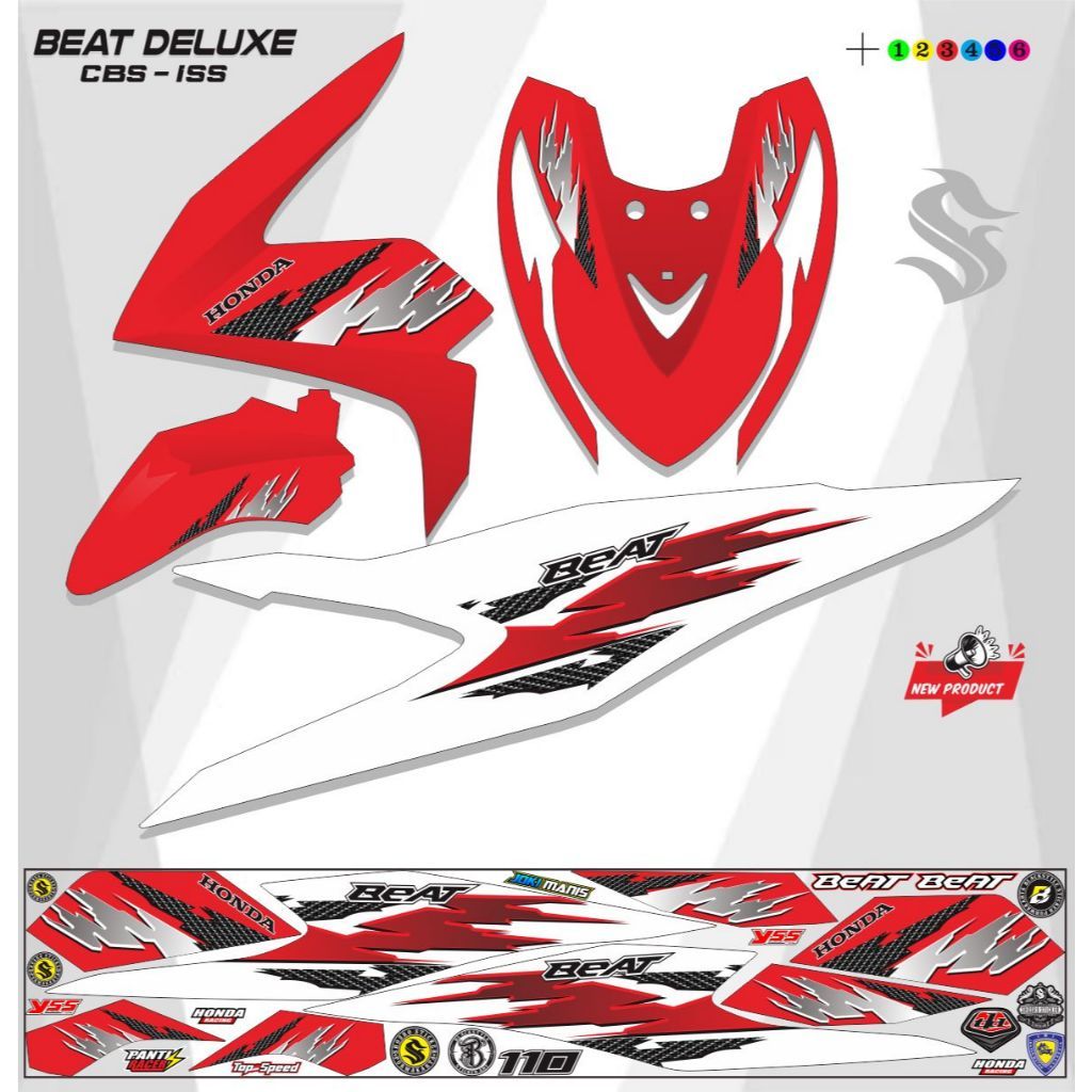 STRIPING MOTOR BEAT DELUXE BEAT 2021 2022 / STRIPING MOTOR