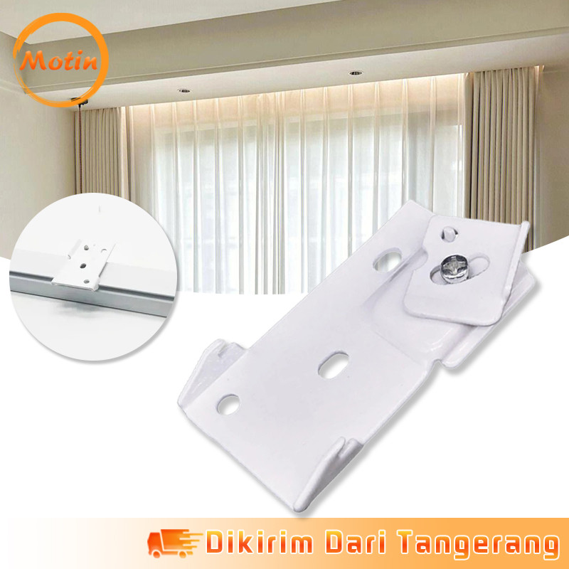10Pcs/Set Bracket Plafon Batang Gorden Lengkung Aksesori Pemasangan