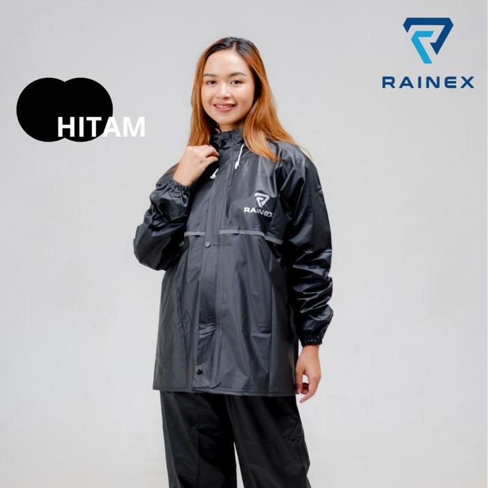 JAS HUJAN SET HOODIE PREMIUM QUALITY BY RAINEX RAINCOAT (Pria & Wanita) Anti Rembes,Desain Branded Z