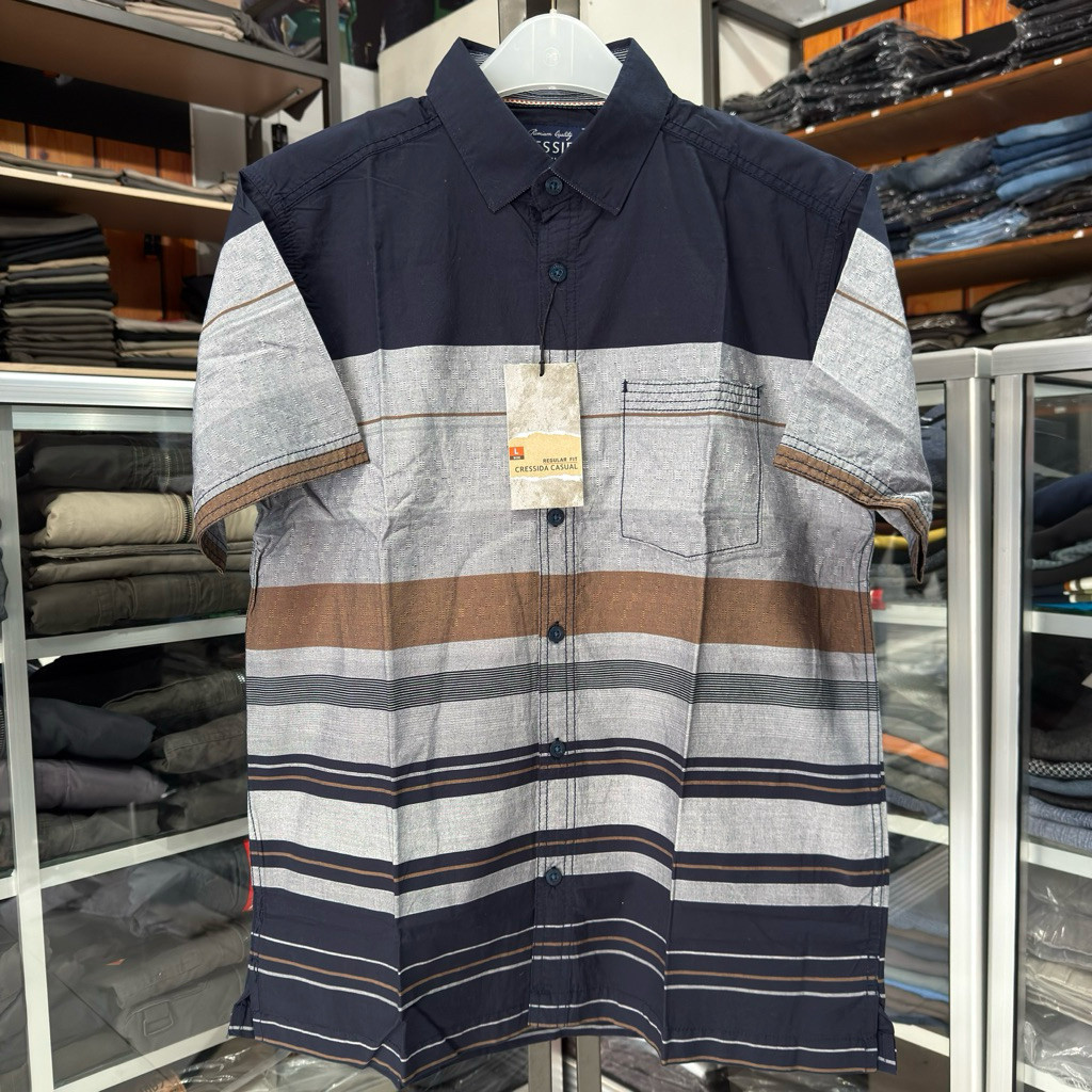 Promo Cressida Kemeja Lengan Pendek Original | Kemeja Pria Lengan Pendek