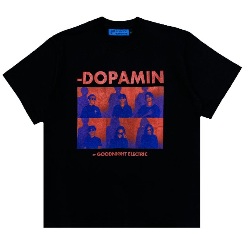 Tshirt GOODNIGHT ELECTRIC -DOPAMIN | Goodnight Electric Official Merchandise (Boxy Cut)