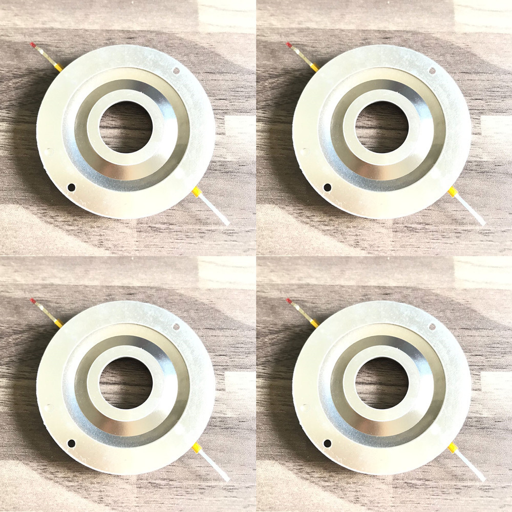 4 pcs 44.4mm Super Tweeters Voice Coil Titanium Film Flat 8OHM For JBL 2404 2404J 2404J-1 2405 2405 