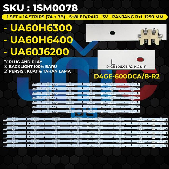 Backlight TV 60 Inch UA60H6300 UA60H6400 UA60J6200 D4GE-600DCA-R2