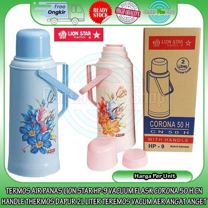 Termos Air Panas Lion Star Hp-9 Vacuum Flask Corona 50 H Cn Handle Thermos Dapur 2l Liter Teremos Va