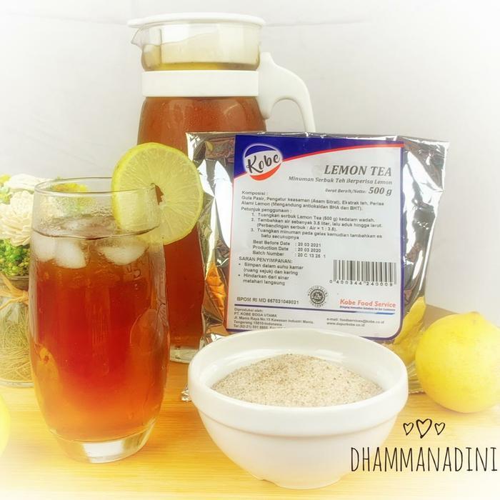 Kobe Lemon Tea Kobe 1/2kg Serbuk Lemon Tea Powder 500gr Bubuk The Manis Asam