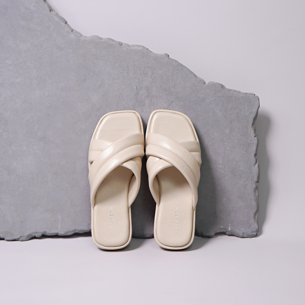 Lapepa BELLA Sandal Platform Wanita Casual Sendal Slop Cewek Kekinian