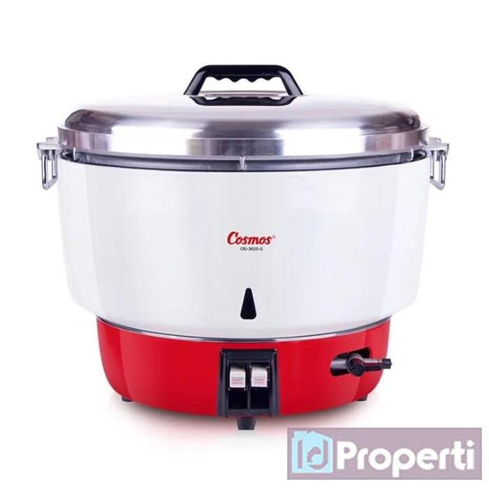 Cosmos CRJ3020G Rice Cooker Gas LPG 20L Penanak Nasi Magic Com 20Liter
