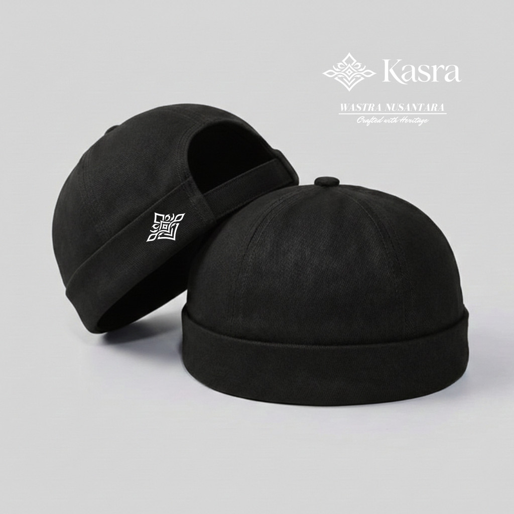 KASRA Muslim – Miki Hat Topi Peci Kopiah Pendek Pria Perlengkapan Sholat