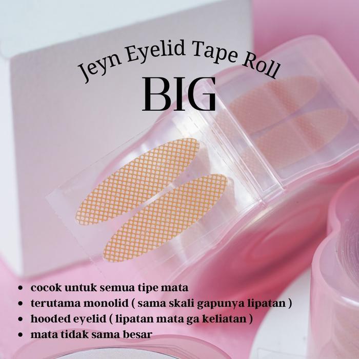 JEYN EYELID WARNA KULIT LIPATAN MATA ALAMI - BIG, COKLAT MUDA