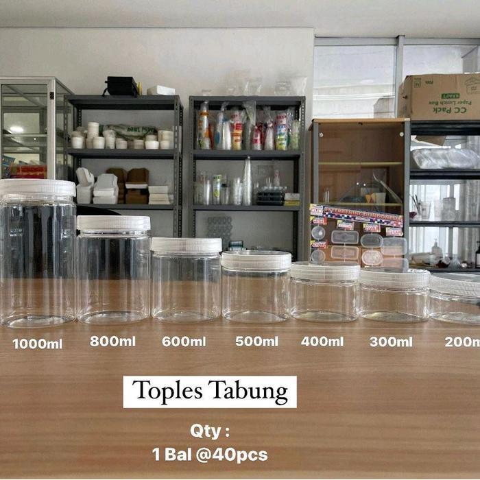 Toples Tabung / Toples Jar - 200 ml