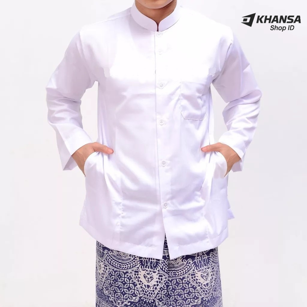 Baju Koko Haibah Exsklusive Saku Samping Koko Habaib Jumbo Model Ammu Ibrahim