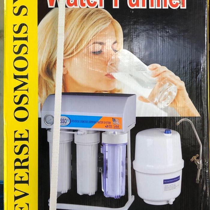 Paket mesin RO - Water Purifier Cisso 100 Gpd/ filter air minum - Cisso + Tutup