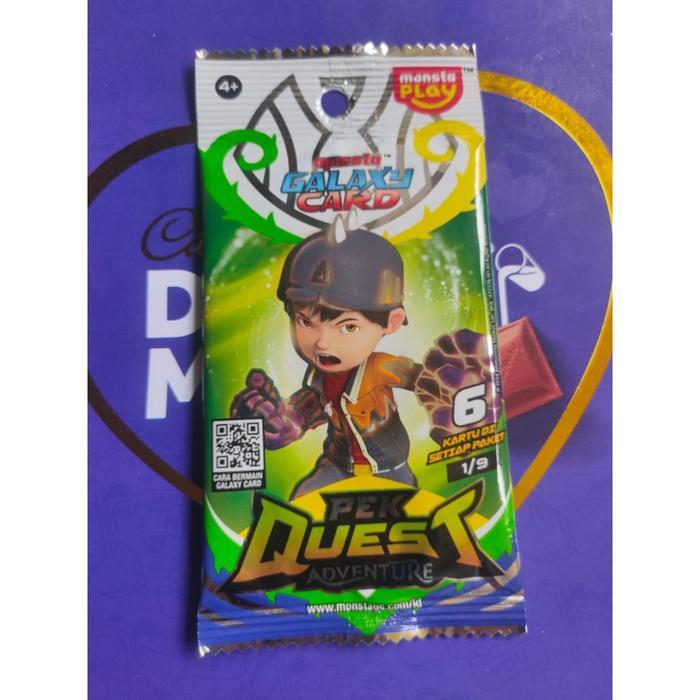 PROMO DISKON Boboiboy Monsta Galaxy Card Pek Quest Indonesia - Quest 1/9