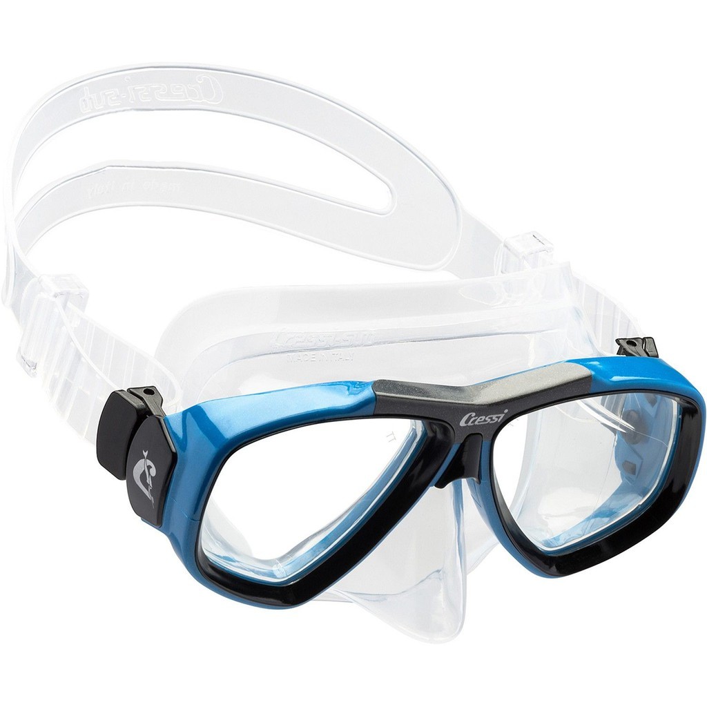 Alat Snorkeling Kacamata Selam/Mask Selam Mask Diving/Snorkling Mask Cressi Set Focus+Lensa Minus