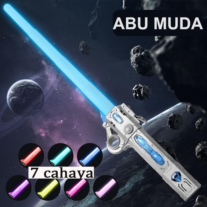 Weebitz Mainan Pedang Pedangan LightSaber Anak 2 in 1 Laser LED Lampu Suara Light Sword Connector - 