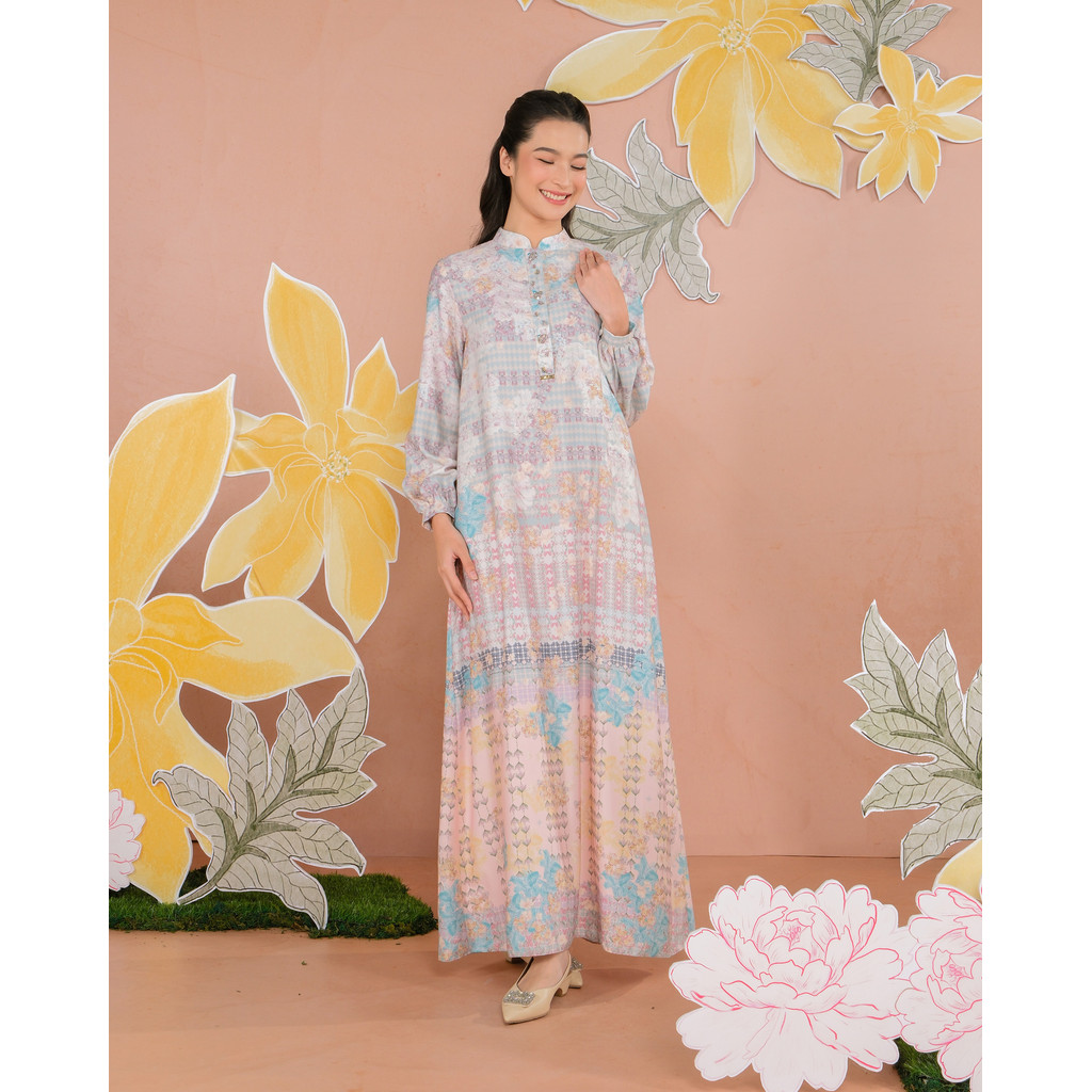 Muda Official Nalini Dress - Turquoise