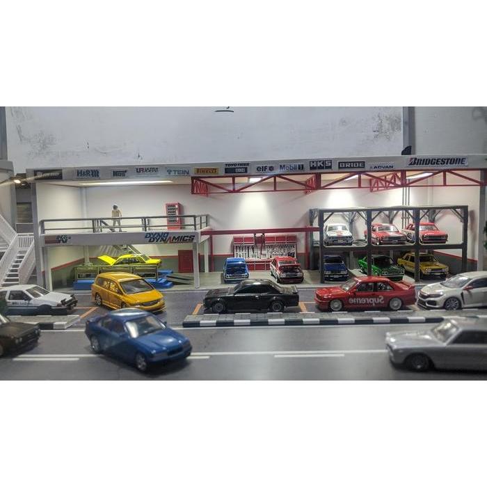 The Garage Diorama Diecast skala 64