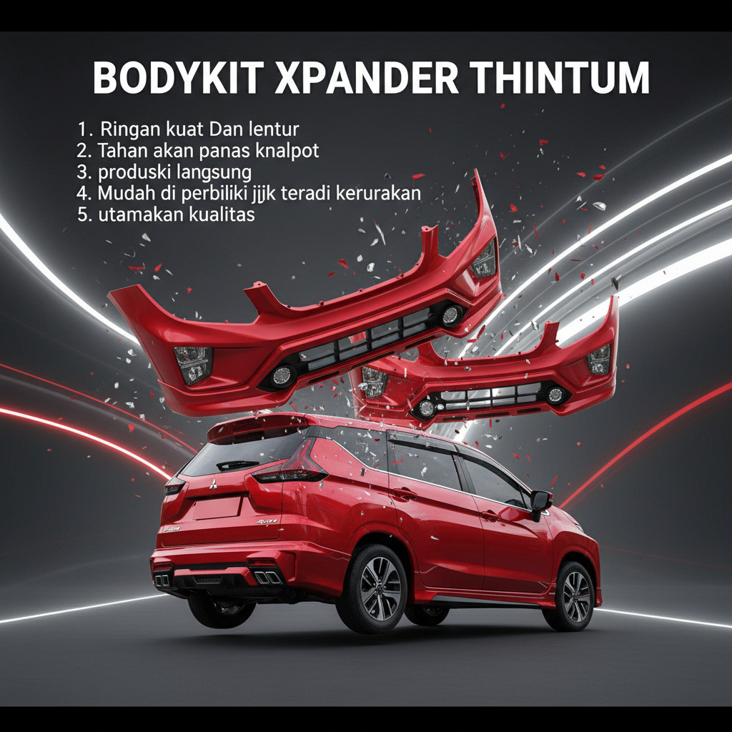 cicilan 0% Bodykit Xpander Vazoma Expander Belakang Hitam