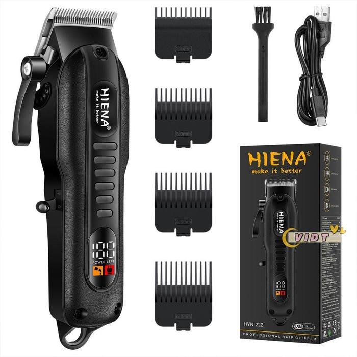 Gunting Rambut HIENA 1200mah Baterai Kuat Pemangkas rambut listrik Mesin pemotong rambut tukang cuku